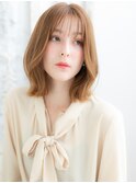 武蔵小杉/髪質改善/パールベージュ×小顔くびれヘアe