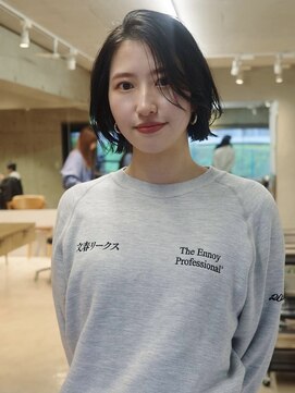 スク(SUKU) ボブ×透明感カラー