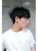 キュー(Cue_) 骨格補正カット+メンズパーマ+ダウンパーマ