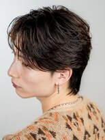 オーシャントーキョーオーバー 渋谷(OCEAN TOKYO OVER)&nbsp;シースルーラウンドマッシュセンターパートフェザーパーマ