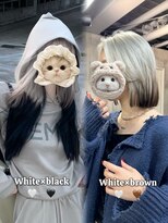 メゾン 心斎橋店(Maison)&nbsp;ルーツカラー　brownとblackの比較です！