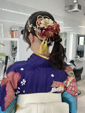 オニキス 原宿(ONYX) a139 成人式ヘアセット卒業式ヘアセット着付け振袖袴