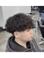 ザ クロー(THE CROW)&nbsp;波巻きパーマ×テーパーフェード