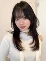 ケーツー エソラ池袋店(K-two)&nbsp;前髪カット*顔周りカット*顔周りレイヤー*髪質改善*地毛風カラー