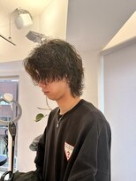 ビビディ バビディ ブー 河原町三条店(Bibbidi.bobbidi.boo)&nbsp;メンズウルフ×波巻きパーマ