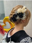 成人式アップスタイル