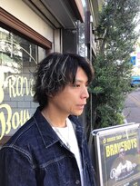 ブレイブボーイズ(BRAVE Boyz)&nbsp;メンズカット＋シャドウパーマ＋ホワイトメッシュ