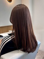 アビエブラン 若江岩田(abije blanc)&nbsp;つるりんちょ。艶感ショコラブラウン×ストレート【若江岩田】