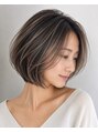 レノマ(renoma)&nbsp;ハイライトスタイル、白髪ぼかしとしてもオススメスタイルです♪