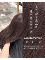 ジーナ サンシャイン通り池袋(Zina) 暗くても透ける 透明感ラベンダーブラウン