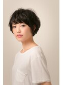 くせ毛風ナチュラルマッシュボブ