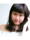 女子はやっぱり好感度アップセミロング