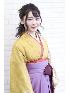 ヘアメイク アヴァロン 橋本店(HAIR MAKE Avalon) 【Avalon橋本】エアリーハーフアップ［橋本/橋本駅］