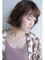 ヘアーアンドメイク シーク 八王子(HAIR&MAKE SeeK) ボブ 外ハネ シースルー