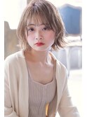 Aimee 町田 フェミニンショートボブ×ことりベージュ