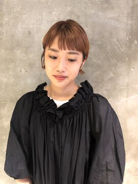 ハマモト オレンジベージュボブ