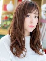 カバーヘアアンドスパ ブリス 浦和(COVER HAIR&SPA bliss) ★斜めバングピンクベージュくせ毛風小顔ミディ20代30代40代★7