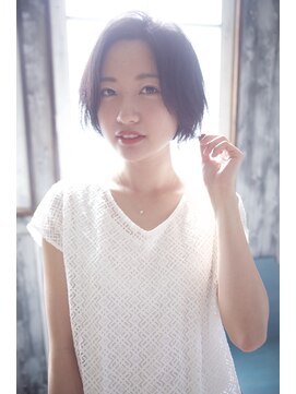 グランアージュ 錦糸町(grandage) 絶壁解消◎黒髪前下がりショートボブ【グランアージュ錦糸町】