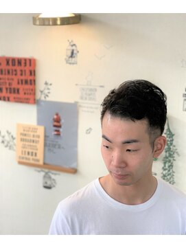 サトウ(sato) アイロンパーマフェードスタイル