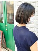 ナチュラルショートボブ_Aラインボブ