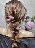 ヘアセット/ヘアアレンジ/ヘアメイク/ハーフアップ/前髪カット