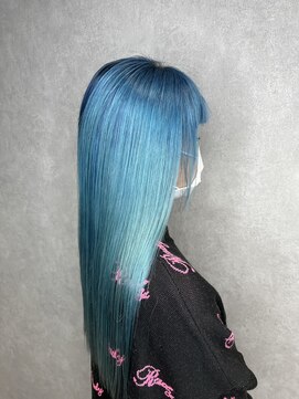 アンダーバーホワイト 京橋店(_WHITE) ハイトーン水色カラー