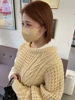 リタ(LITA)&nbsp;【LITA】ぷつっとボブ×オレンジブラウン　◇奥村