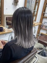リッカ(RICCA)&nbsp;ミディアムレイヤー&シルバーのグラデーションカラー