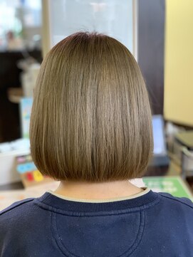 フレンズ 環状通東店(friend's) ボブ　ミニボブ　イメチェン 耳かけ シアーベージュ　4