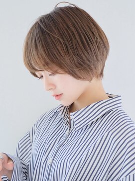 ガリカ 蔵前(Gallica) 【竹之内蔵人】大人似合わせ丸みショートx透明感ベージュ<蔵前>