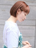 レトン 銀座(leton)&nbsp;前下がりボブ/切りっぱなしボブ/オレンジボブ/大人可愛い/銀座
