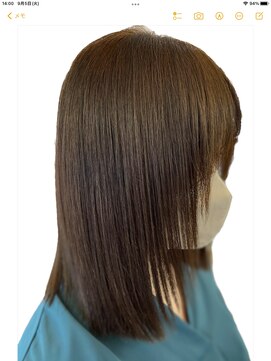 ビューティーサロン カワチ 中庄駅前店(Beauty Salon KAWACHI) ワンレングス