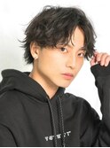 【BLEACHi】スパイラルパーマセンターパート ツーブロック大人