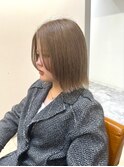 KOBA/外ハネ×くすみベージュ