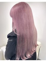 ベレーザ 渋谷(BELEZA)&nbsp;6787ベビーピンクハイライトグラデーション艶髪ハイトーンカラー