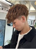 スペインカールラルフカール外国人風パーマフェードカット横浜