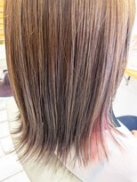 コンフィープラス(comfy plus)&nbsp;20代30代40代大人インナーカラー透明感アッシュグレージュ