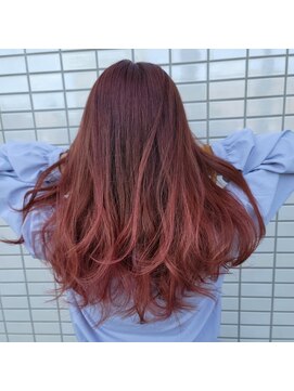 キーン 渋沢(KEEN.) グラデーションでピンクカラー