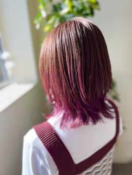 エッセンス(essence) 【essence】裾カラー×暖色カラー