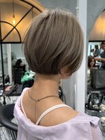 ロンドエニカ 大宮(Lond enika)&nbsp;黒髪ボブルフネビージュ小顔ワンレンスペインカール大宮