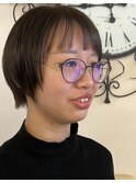 グラデーションボブ+シューティングレイヤー