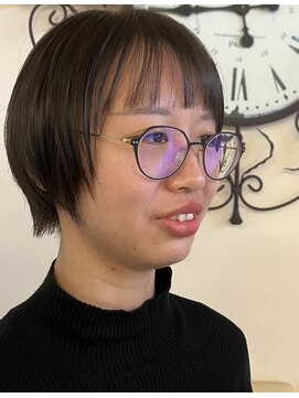 ヘアージン 野々市(hair Jin) グラデーションボブ+シューティングレイヤー