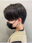 センターパートニュアンスパーマ韓国カルマパーマコンマヘア