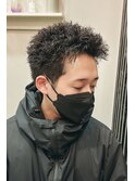 スパイキーショートイージードリルピンパーマツイストスパイラル