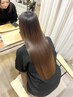 《乾かすだけでまとまる持続する艶髪》髪質改善トリートメント￥12000