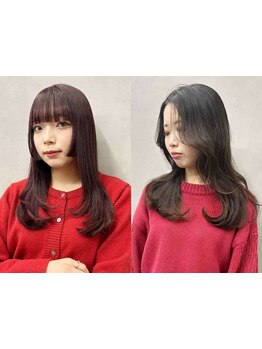 似合わせ×トレンドで周りと差がつくStyleに◎透明感カラーで『モテる髪型』にあなたもなれます！！