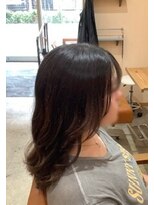 リコ ヘアー メイク 海老名店(Lico hair make) レイヤーカット/マロンベージュ