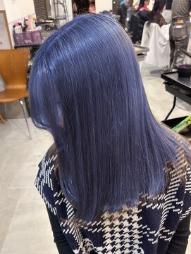 ラック 津田沼(LUCK) ブルーダブルカラーインナーカラーケアブリーチ