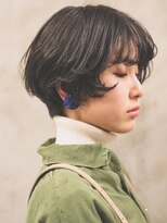 ニイ(nii.)&nbsp;nii似合わせカット×黒髪ショート×ニュアンスパーマ