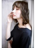 白髪ぼかしハイライト/モノトーンカラー/大人上品ボブ[北千住]
